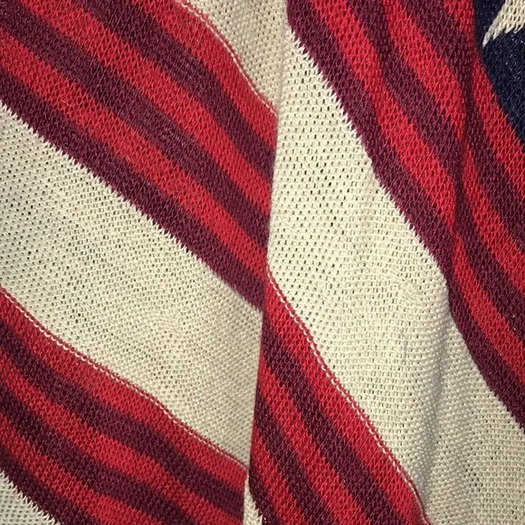 Patriotic Flag Themed sweater vest/tunic size S - Picture 6 of 10